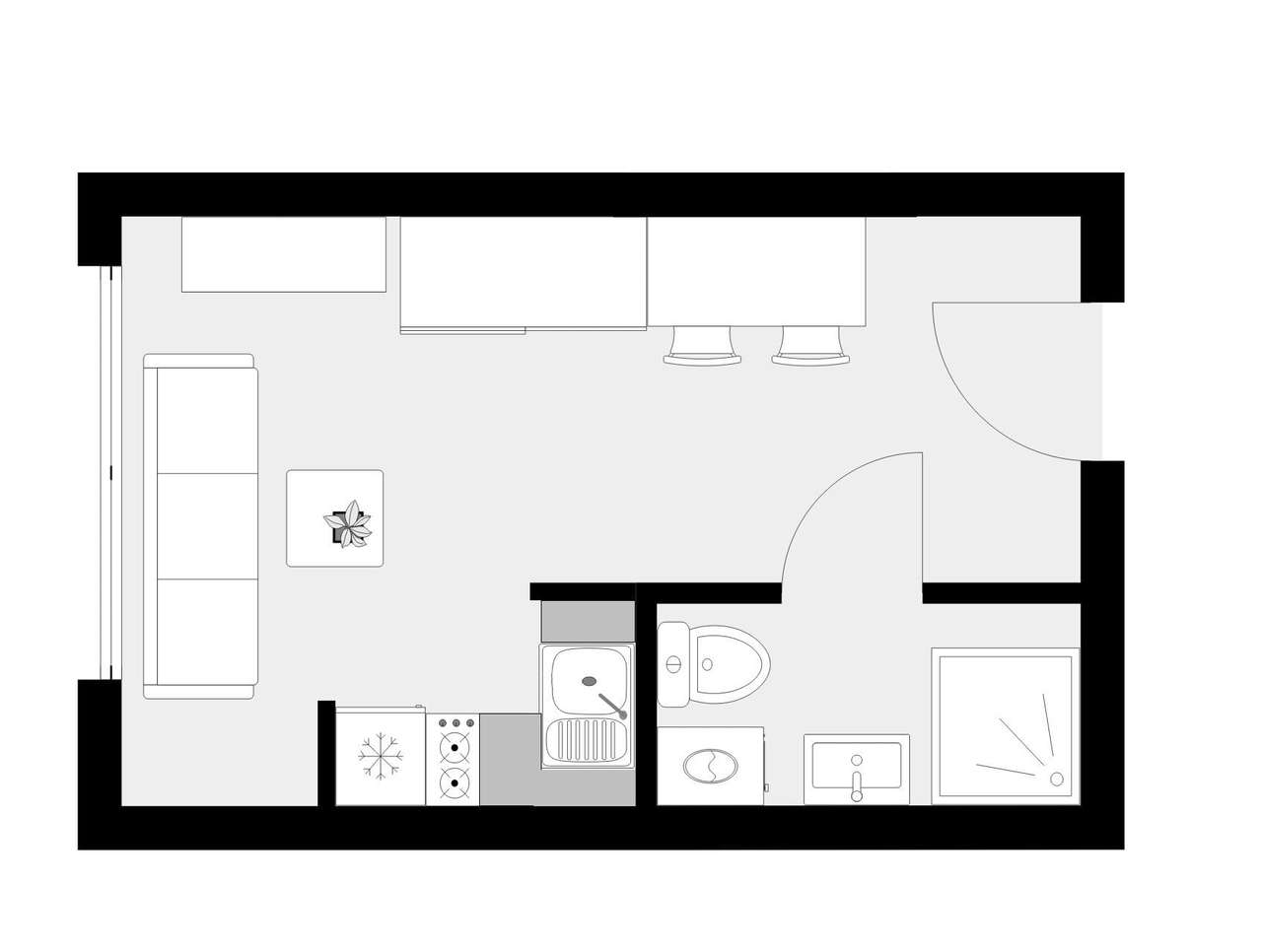 kawalerka, inwestycyjna lub mieszkanie na start, od zaraz-7