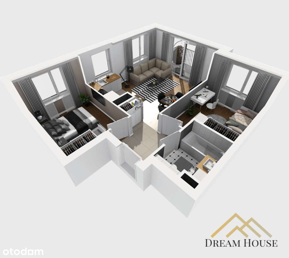 Gotowe 3-pokojowe mieszkanie do wprowadzenia - Pełny obrazek: 4/17