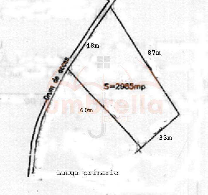 Teren de vanzare in Belis 2.985m²25€ m² - Imagine principală: 4/5