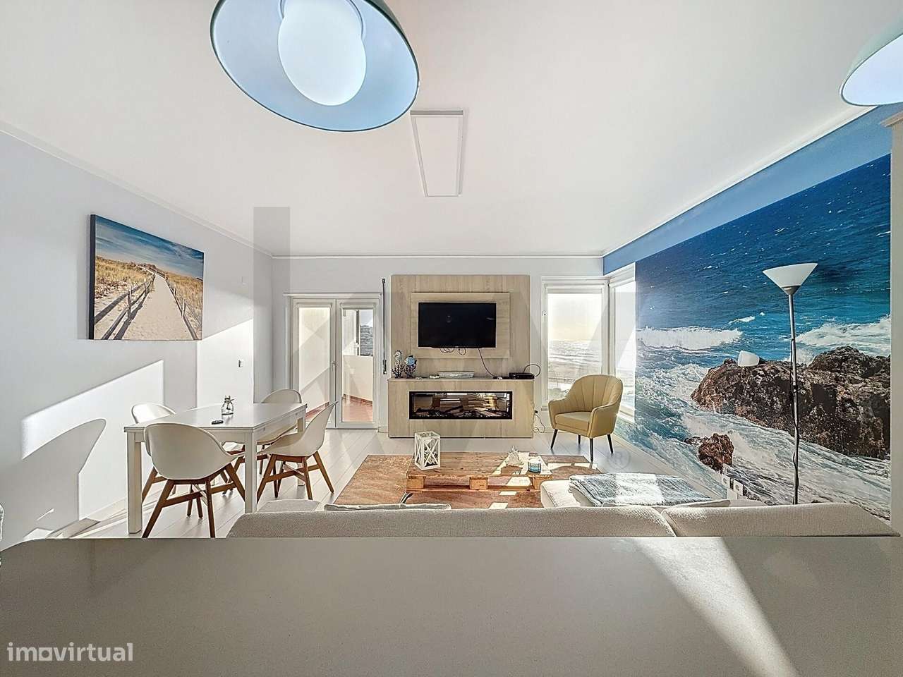 APARTAMENTO T2 FRENTE MAR - AREIA BRANCA | 82m2 | LICENÇA ALOJAMENTO L - Grande imagem: 3/20