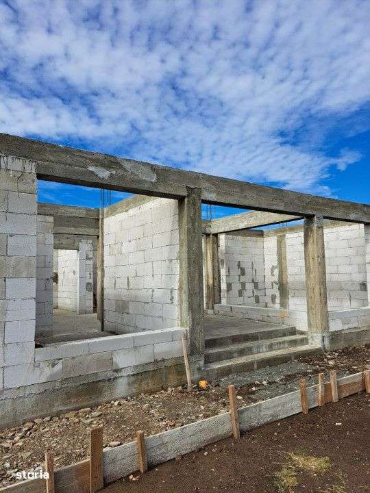 CASA IN CONSTRUCTIE | 400 MP TEREN | 3 DORMITOARE | - Imagine principală: 3/12