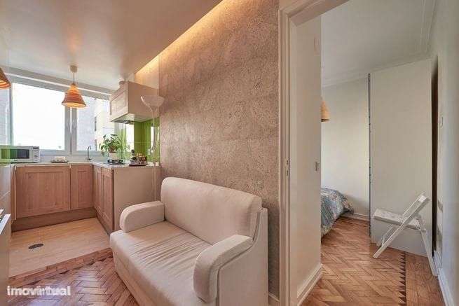 T1  (ESTUDIO) mobilado,  luminoso e  acolhedor Av Novas - Grande imagem: 5/28