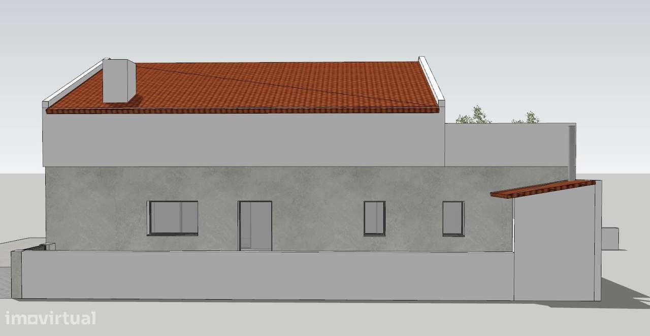 Terreno c/ Armazém c/ Projeto aprovado para construção de moradia!-6