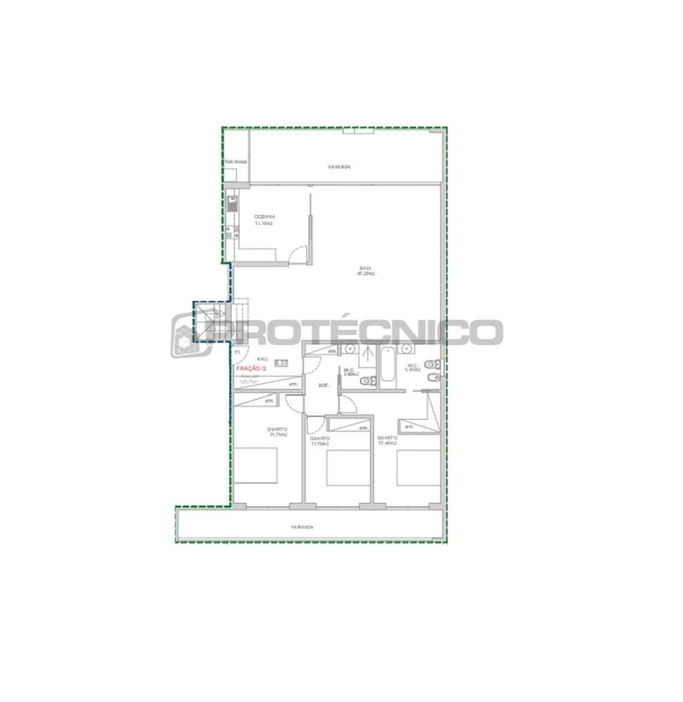Apartamento T3 c/ terraço - Costa Nova - Grande imagem: 2/15