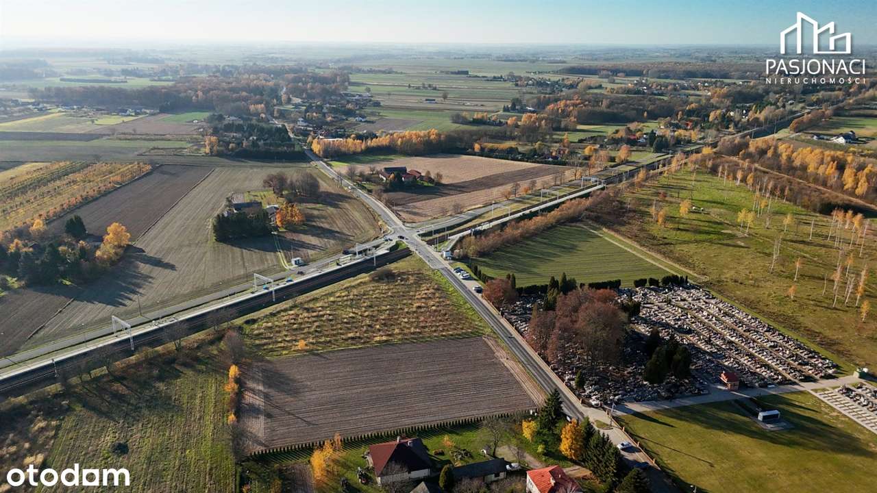 Inwestyczyja Działka 0,55 ha Motycz pod USŁUGI-5