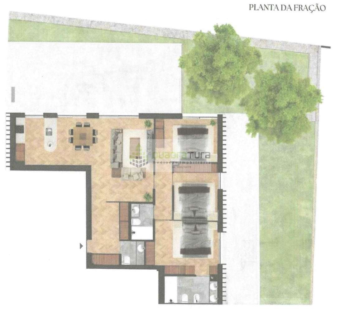 Apartamento T3 Boavista | com Jardim privativo | Box 2 carros-2