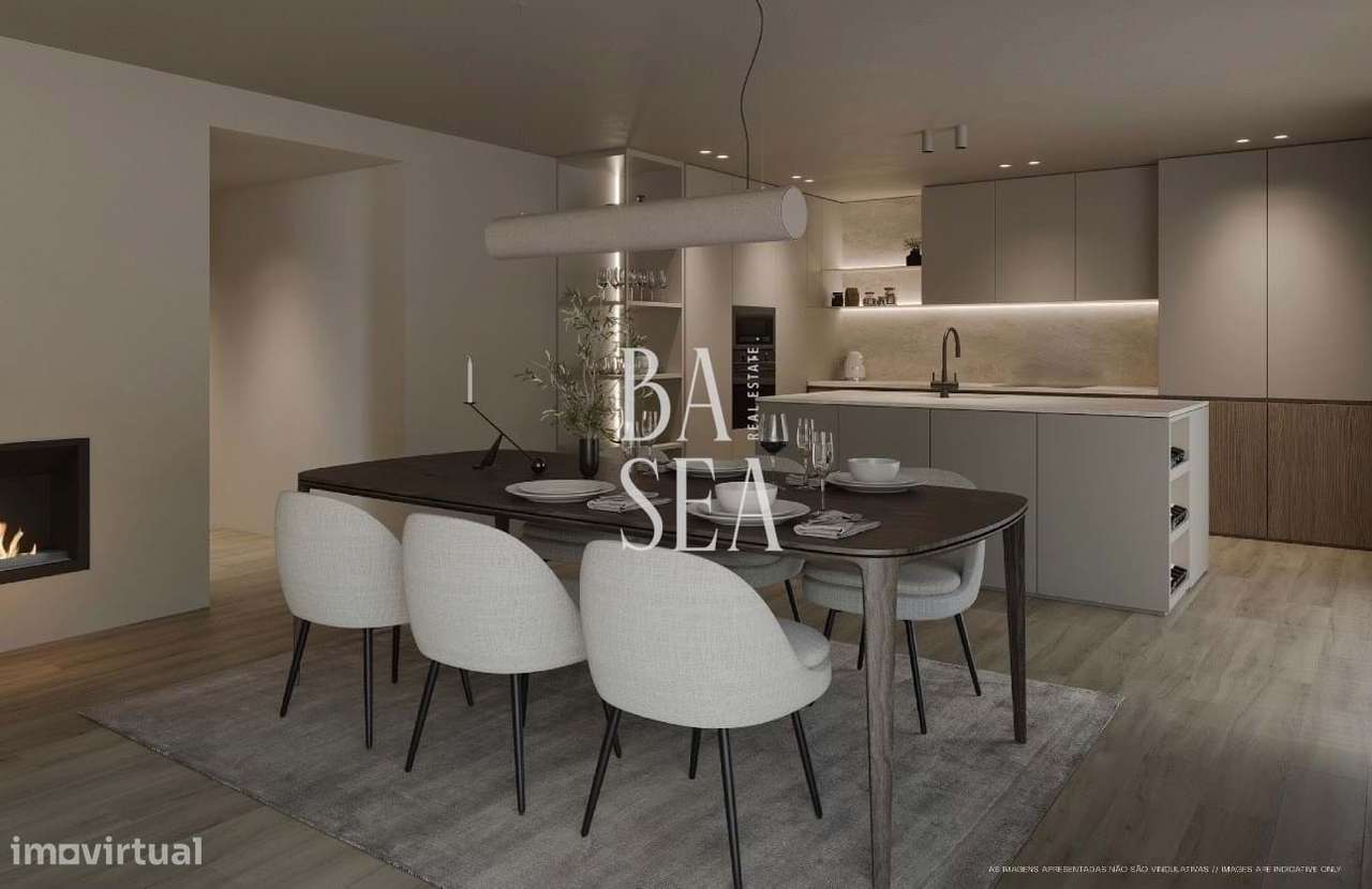 Apartamento T2 novo em condomínio com piscina em Ramalde Porto-8