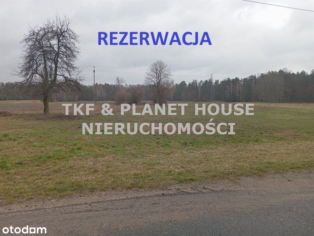 Działka 1805 m2 Brzustówek Rezerwacja