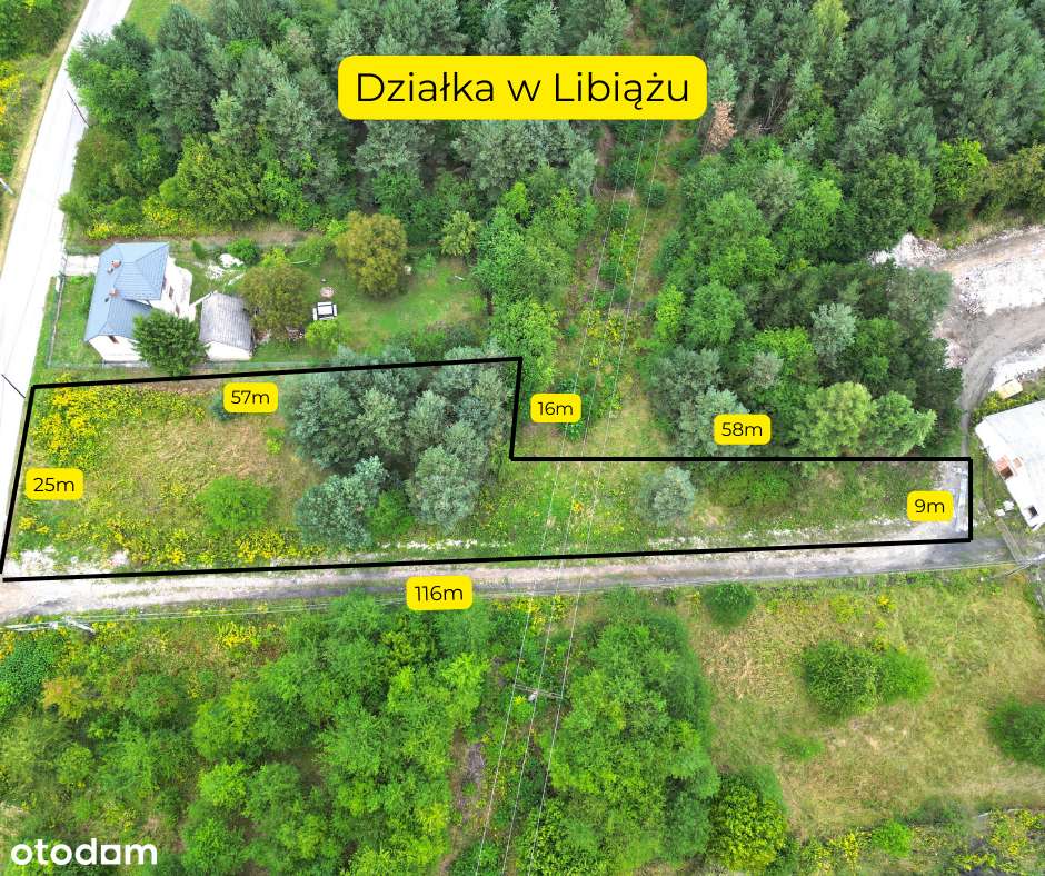 Działka usługowo - budowlana 19,5 ara vat 23% Libiąż ul. Gromiecka-1