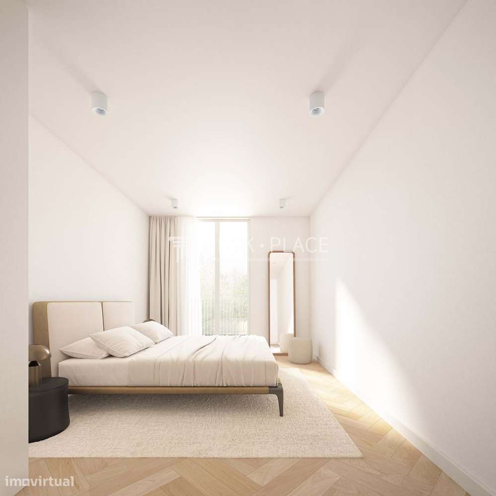 T2 moderno e espaçoso em condomínio fechado com ginásio e garagem - Grande imagem: 3/23