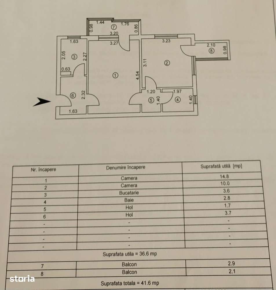 2 Camere 2 balcoane centrala termica-11