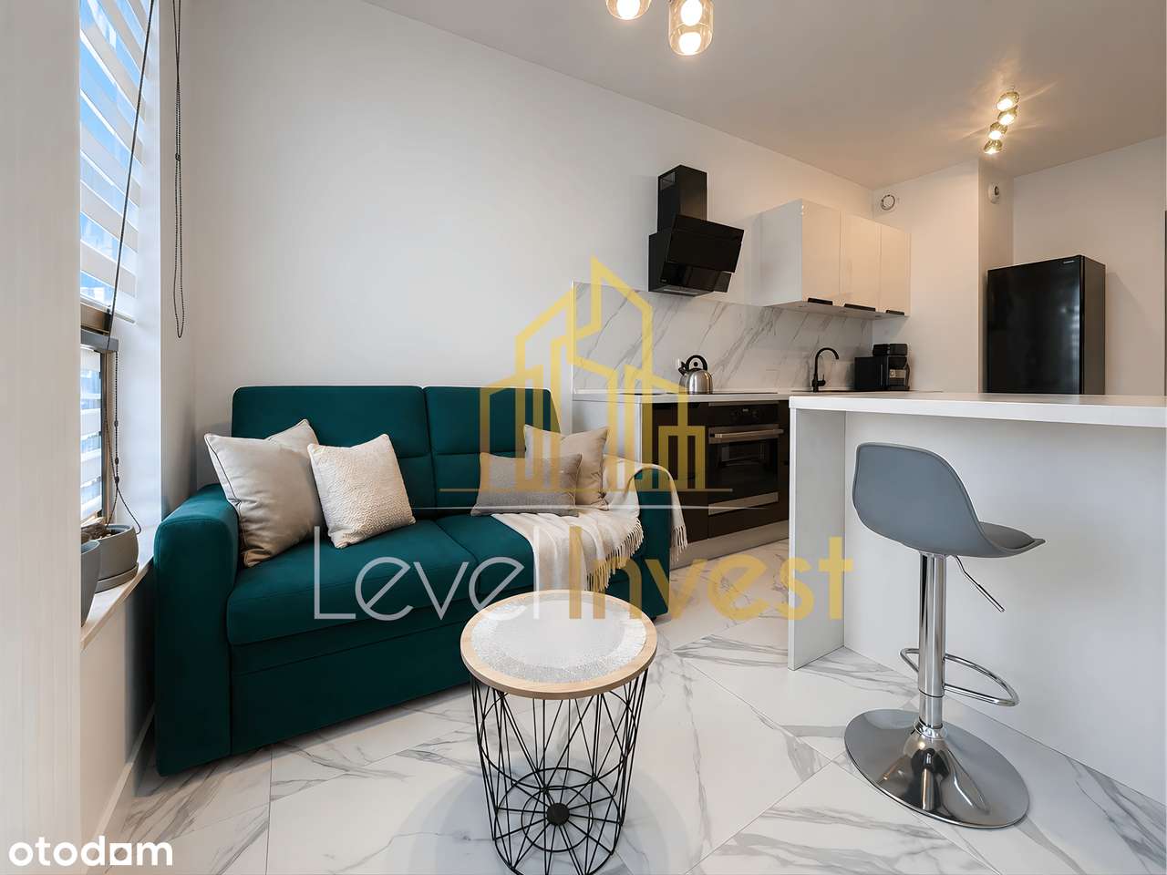 Apartament z sypialnią, strefą dzienną i prywatnym ogródkiem