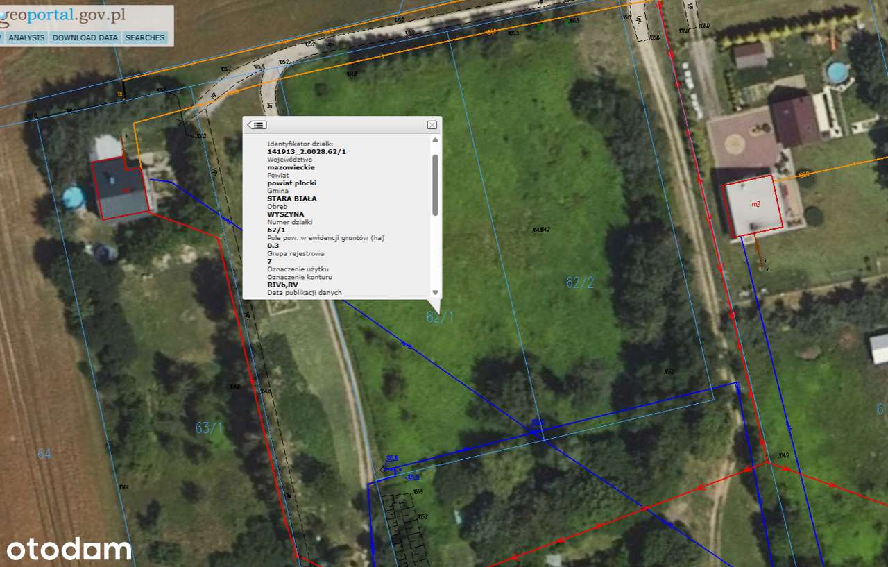 2 Działki w otoczeniu drzew – Wyszyna, gmina Stara Biała k Płocka-13