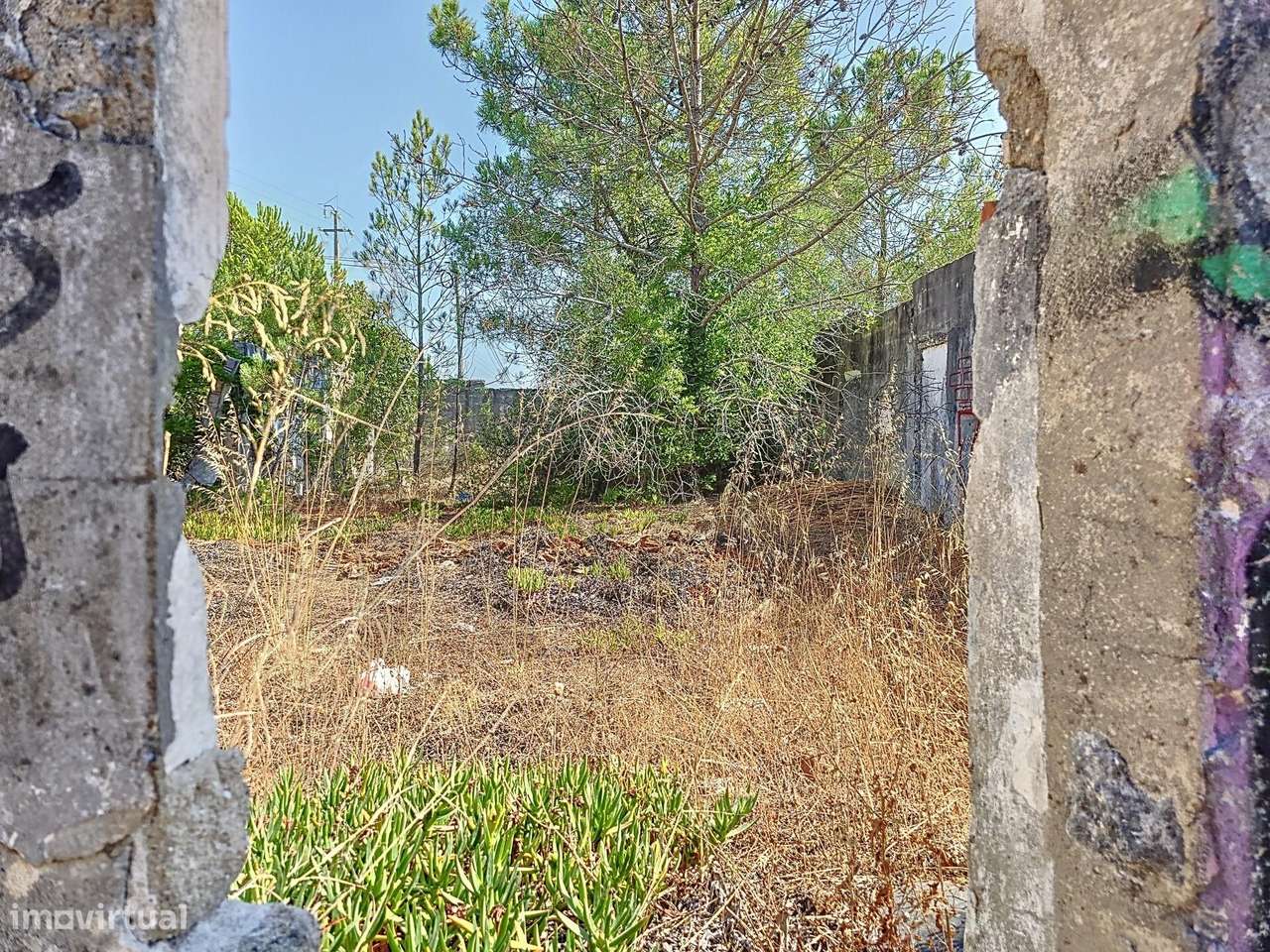 Carvalhal - Pinheiro da Cruz - Terreno de 2.600m2 com Ruínas para Proj - Grande imagem: 5/17