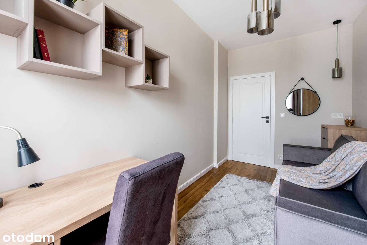 Nowe, wykończone 3 pok. o pow. 61 m2, + loggia, miasteczko Wilanów.-10