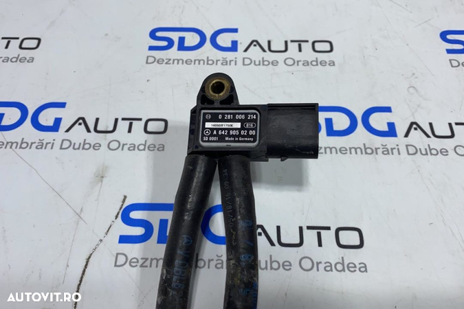 Senzor Presiune Filtru Particule  Mercedes B Class  (W246, W242) B 220 CDI / d (246.203) 2011.11 - 2018.12 Cod 0281006214 / A6429050200 - 2