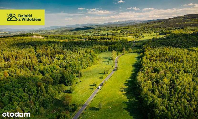 Rębiszów - działka budowlana z widokiem na Pogórze Izerskie - Pełny obrazek: 5/7