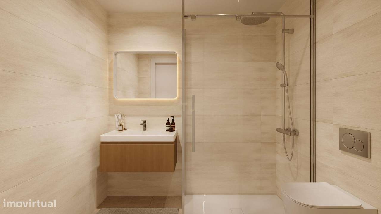 T1 NOVO - Viva com conforto e centralidade no Muralha Setúbal Residenc - Grande imagem: 5/8