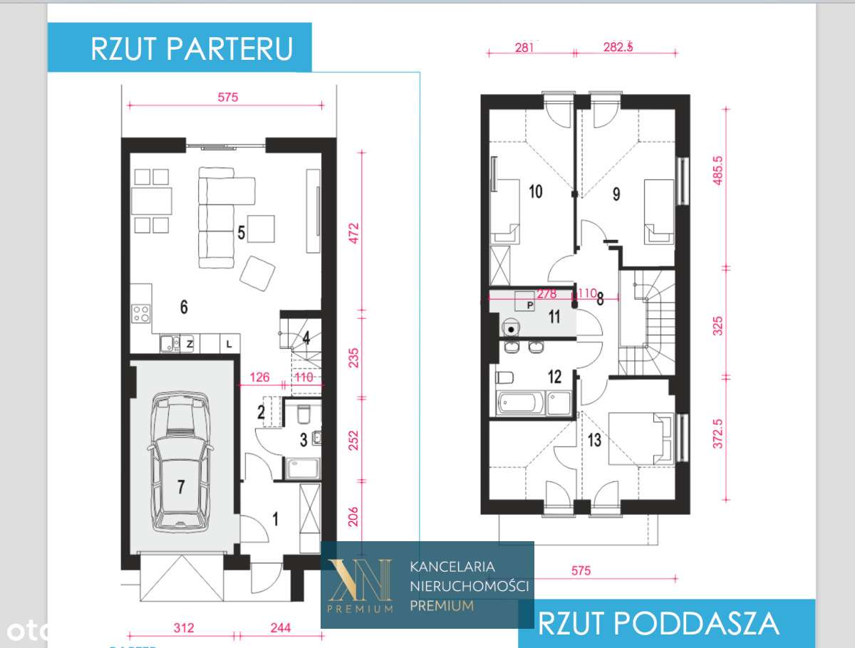 Gotowy skrajny szereg, duży ogród-7