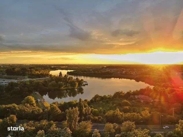 Apartament mobilat cu vedere lac + parcare subterana Sisesti Metrou 8'-7