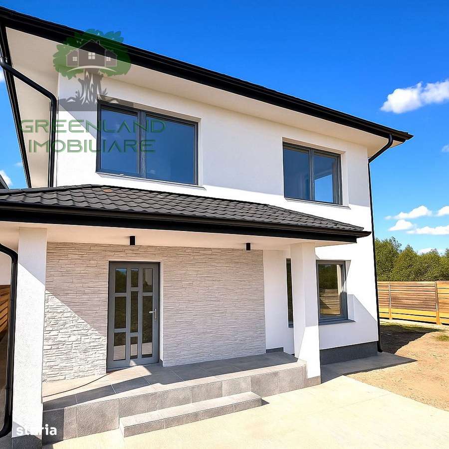 CASA semi single 4 camere, 2 bai, 120mp, teren 350mp, comuna MIROSLAVA - Imagine principală: 1/15