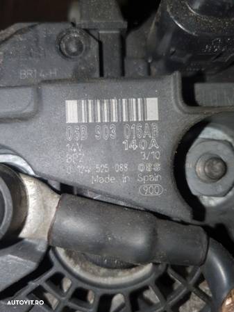 Alternator passat cc 2.0 tsi , audi a4 b7 2.0 tfsi ,vw golf 6 2.0 tsi , vw scirocco 2.0 tfsi. Perfect funcțional. - 1