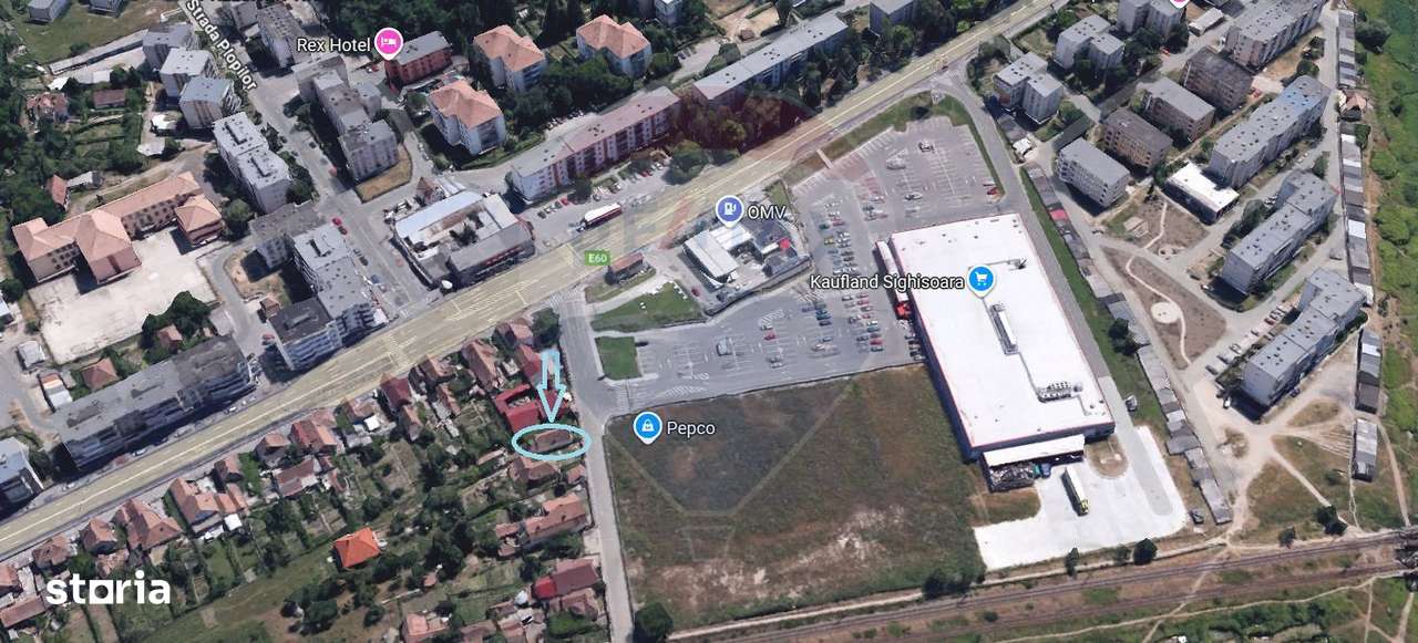 Teren cu cladire pretabil spatiu comercial Sighisoara - Imagine principală: 5/6