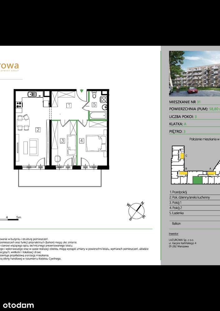 3 pok.58,80m2, Balkon 12,62 - odbiór kluczy I kw. 2026-1