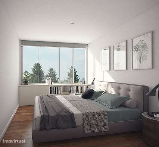 Apartamento T2, com varanda e garagem-6