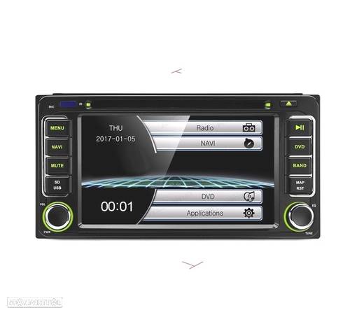 AUTO RADIO 2DIN GPS 6.2" HD TÁCTIL PARA TOYOTA BLUETOOTH USB SD - 1