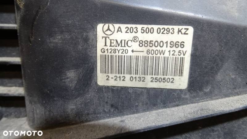 WENTYLATOR CHŁODNICY MERCEDES-AMG C209 CLK 320 885001955 A2035003403 - 4