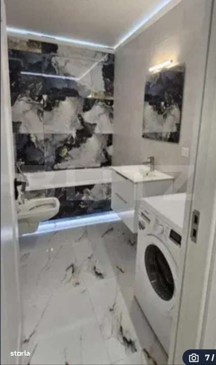 Apartament 2 camere Lux, ultrafinisat, mobilat complet, terasa 12mp, l - Imagine principală: 5/12