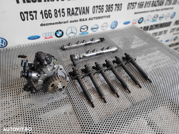 Kit Injectie Injectoare Pompa Rampa Jaguar 3.0 Diesel SDV6 306DT An 2014-2015-2016-2017-2018 Testate Pe Banc 22.000 Km Euro 5  Cod Injector FW93-9K546-AA ; Cod Pompa FW93-9B395-AA ; Cod Rampe CK5Q-9D280-AB CK5Q-9D280-BB - 3