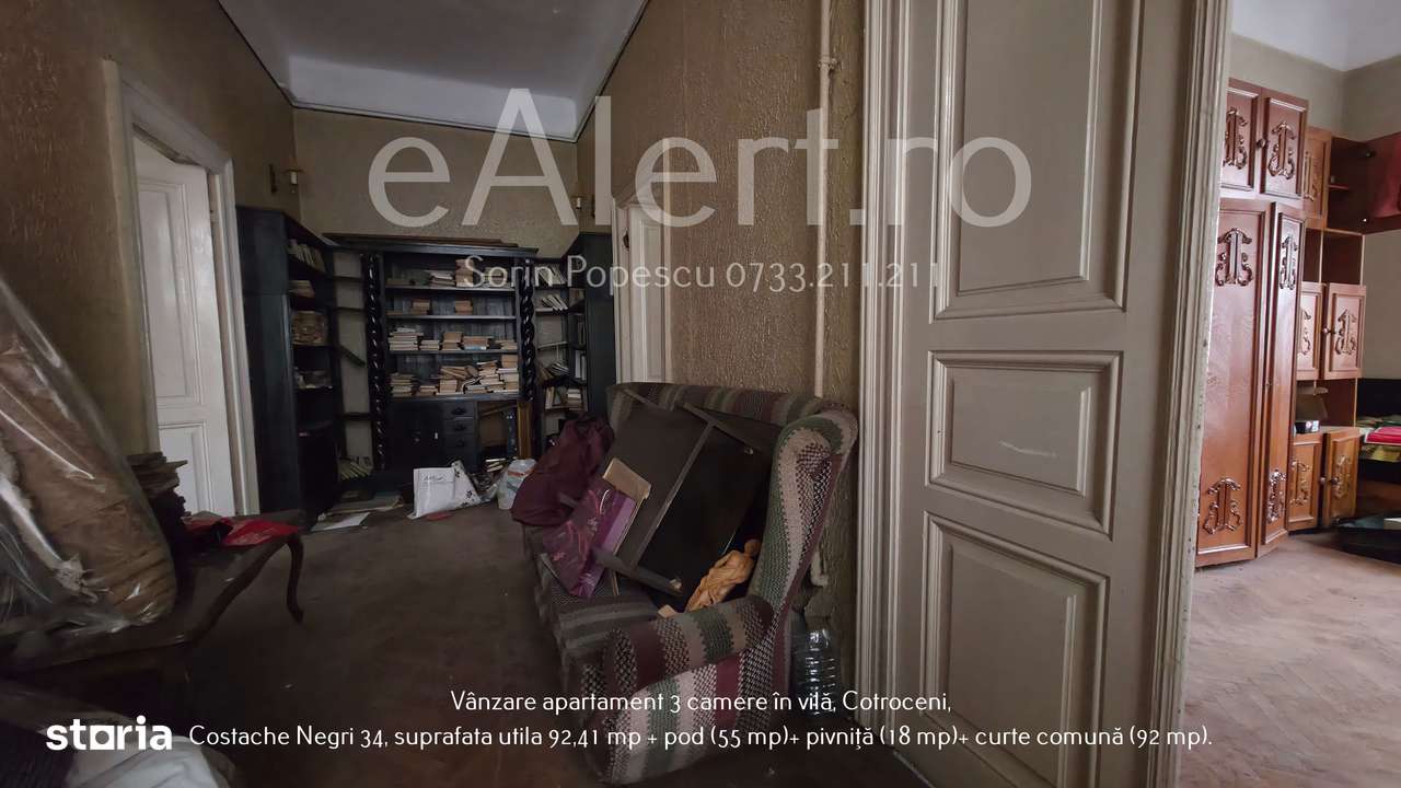 Apartament cu 3 camere în vilă, Cotroceni – Costache Negri 34-4