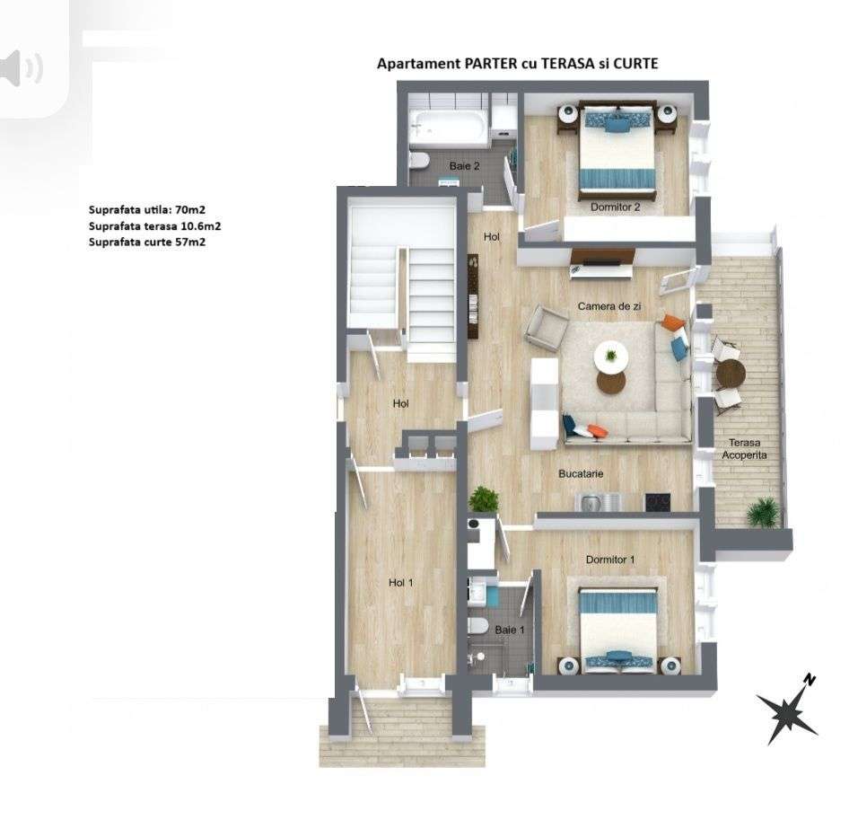 Apartament Otopeni Odaile bloc Boutique - Imagine principală: 4/5