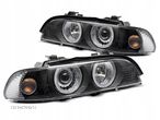 LAMPY REFLEKTORY BMW E39 LCI 00-03 XENON D2S RINGI BLACK R/LHD - 1