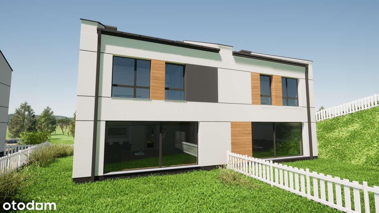 4 pokoje, o. podłogowe, pompa ciepła, działka 450m 2. Media miejskie.-7