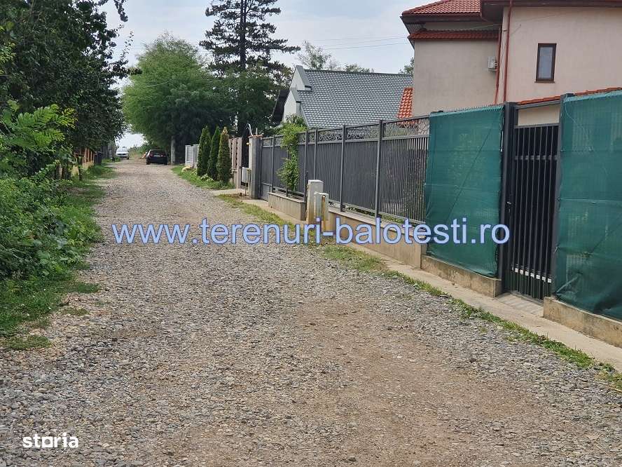 Teren Balotesti,vecinatate Dn1, utilitati+asfalt la 60 metri-6