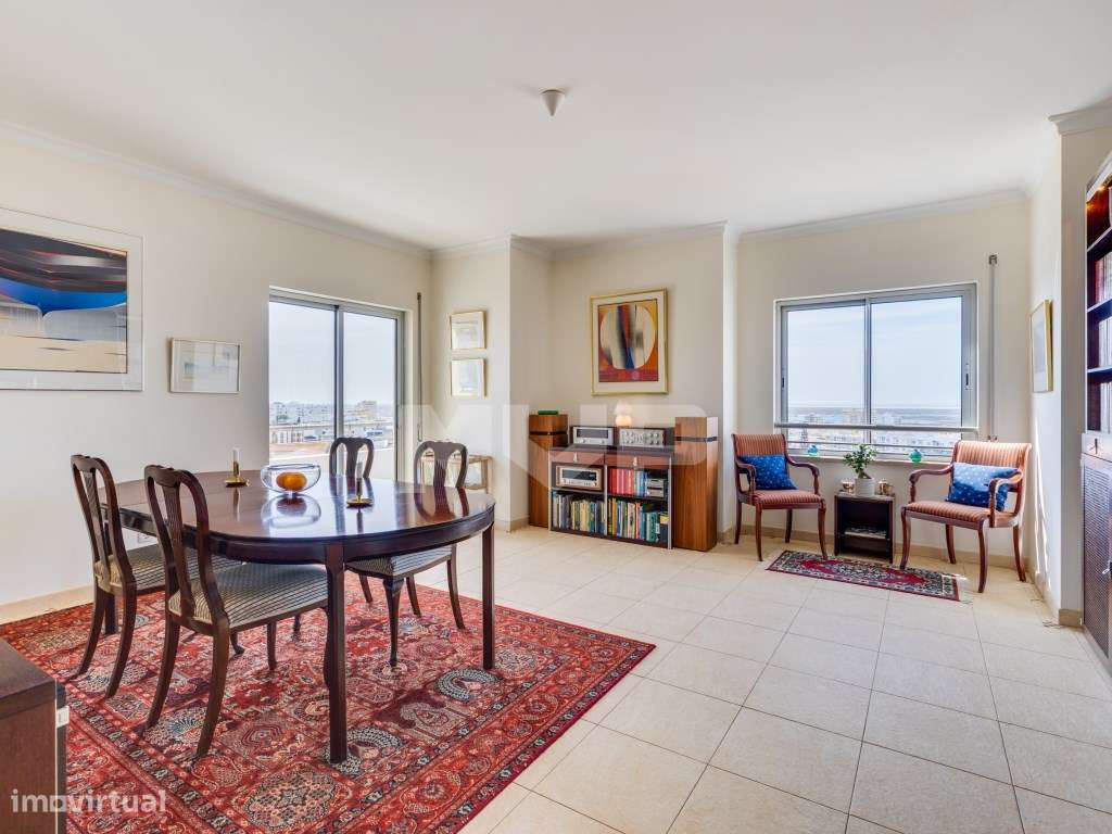 Apartamento T3 Duplex com terraço superior vista Ria em Faro-15