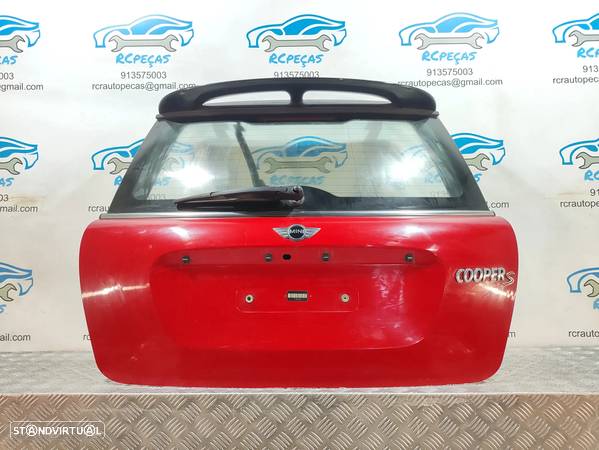 PORTA TAMPA MALA ORIGINAL MINI COOPER S R56 41002752015 2752015 MOTOR 3º STOP AILERON ALERON SPOILER LIP - 1