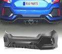 PARA-CHOQUES TRASEIRO PARA HONDA CIVIC 16-20 LOOK NEW TYPE-R - 1