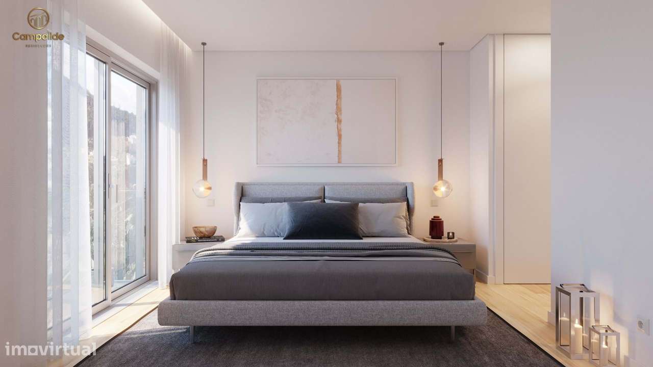 Apartamento T2 com terraço e parqueamento no "Campolide Residences" - Grande imagem: 2/35