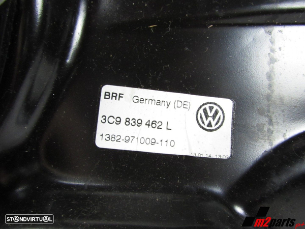 Elevador S/ Motor Direito/Trás Seminovo/ Original VW PASSAT Variant (3C5) 3C9839... - 3