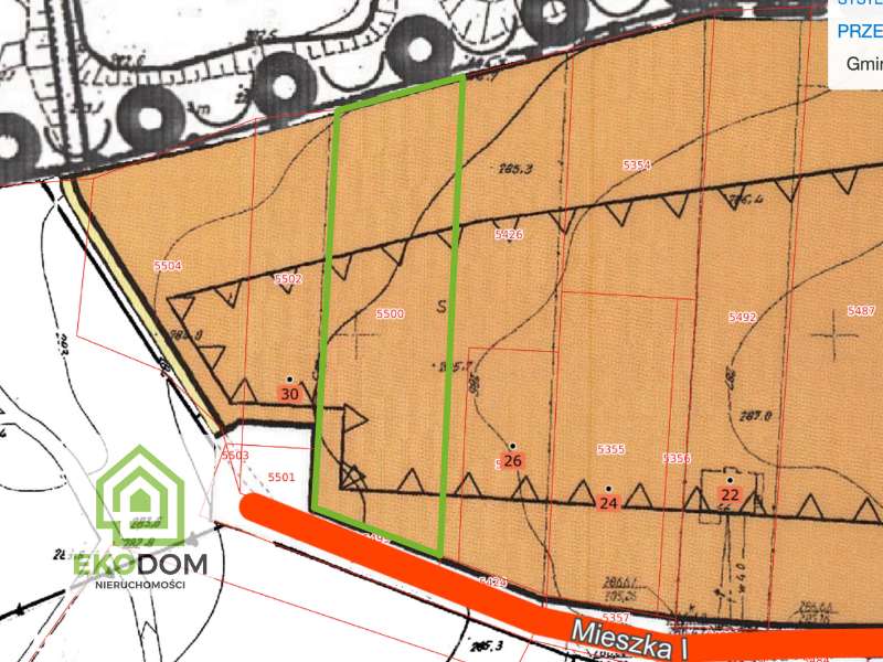 Działka budowlana blisko parku / Koszęcin - Pełny obrazek: 4/9