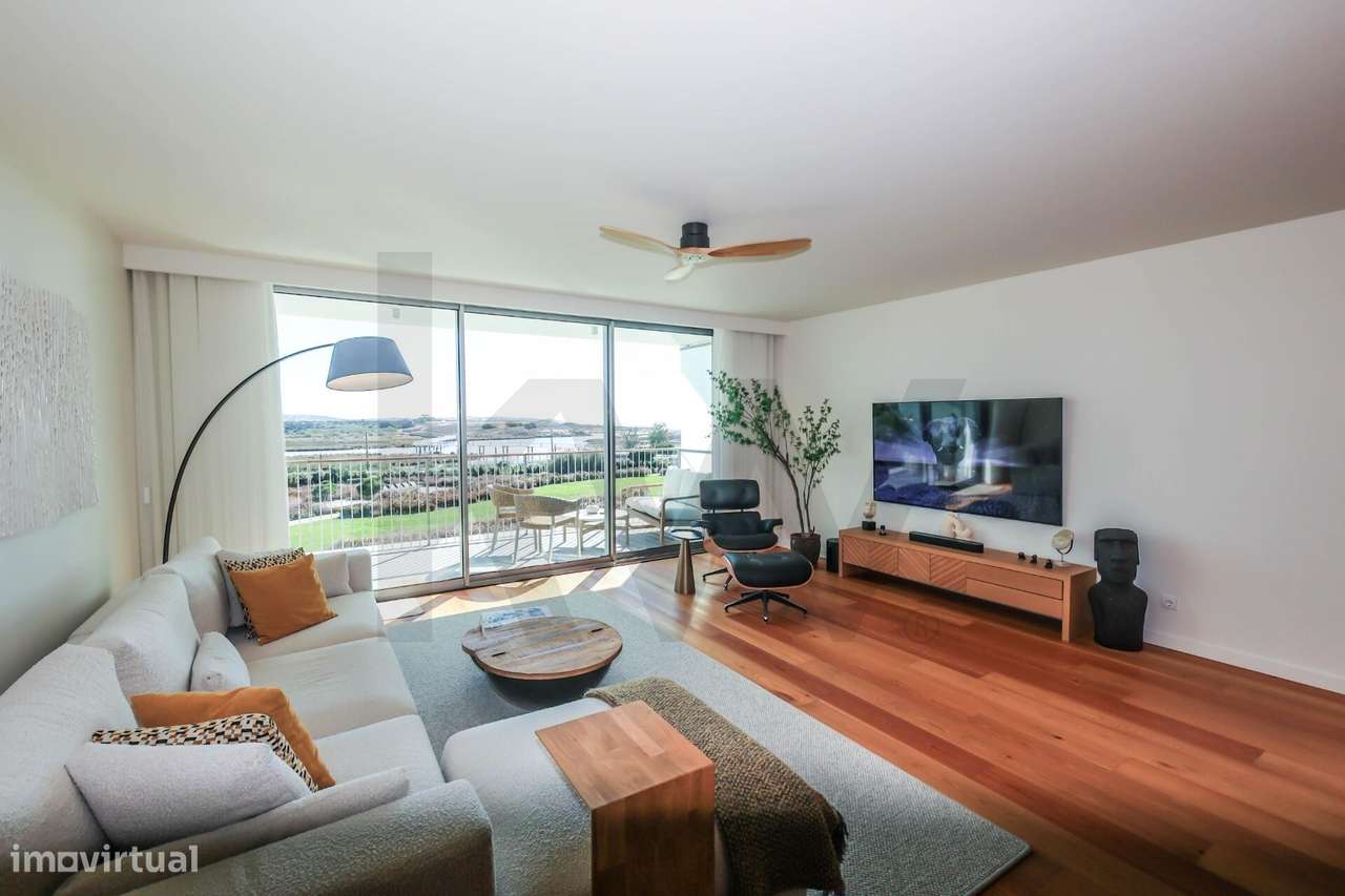 Apartamento T3 em condomínio fechado com piscina na 1ª linha de praia - Grande imagem: 5/37