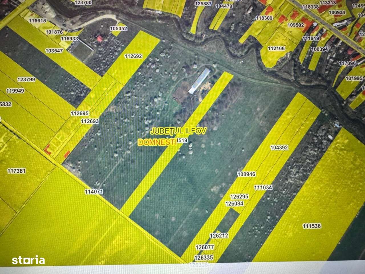 Teren de vanzare 12.700 mp Domnesti Curtea Domneasca - Imagine principală: 1/3