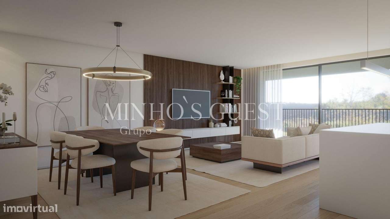 Apartamento T2 c/ AC, Lugar de Garagem e Elevador - Hospital Privado B - Grande imagem: 3/12