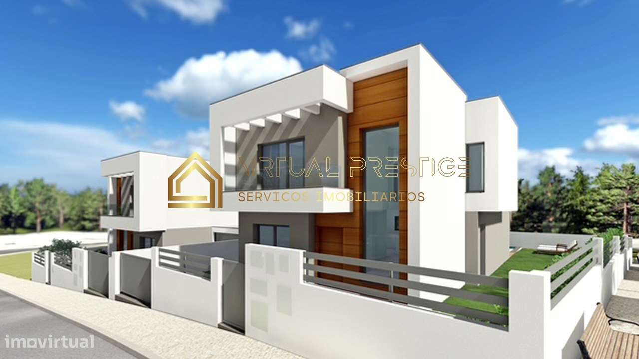 Moradia T4 nova com piscina e garagem – Charneca da Caparica-5