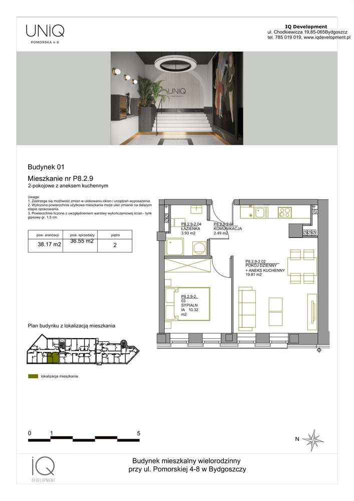 Pomorska | mieszkanie 2-pok. | P8.2.9 - Pełny obrazek: 2/7