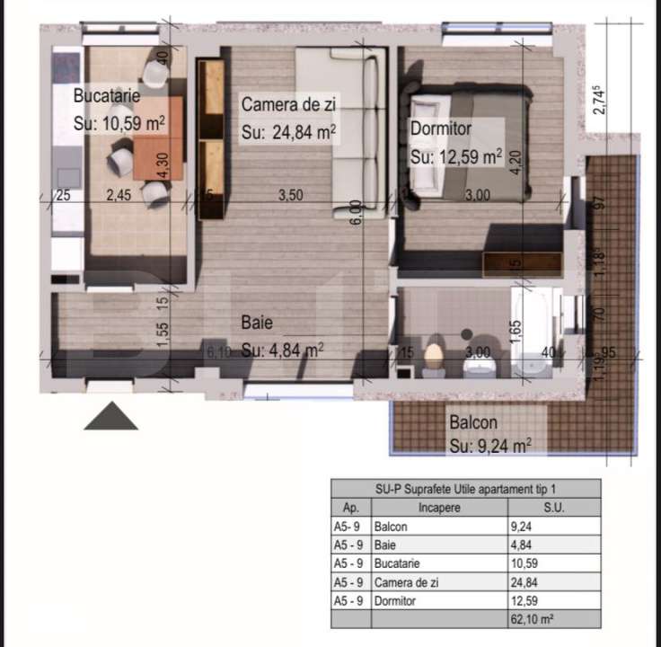 Apartamente de vanzare, Rate direct la dezvoltator, COMISION 0 PENTRU - Imagine principală: 5/9